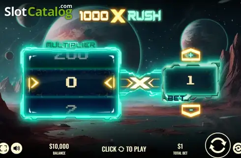 Οθόνη3. 1000x Rush Κουλοχέρης 