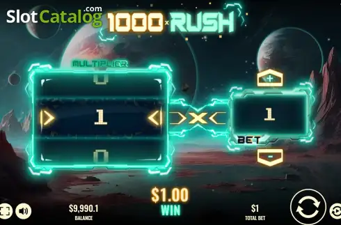 Οθόνη4. 1000x Rush Κουλοχέρης 