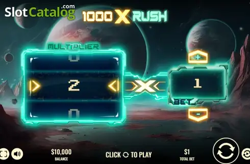 Οθόνη5. 1000x Rush Κουλοχέρης 