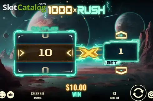 Οθόνη7. 1000x Rush Κουλοχέρης 