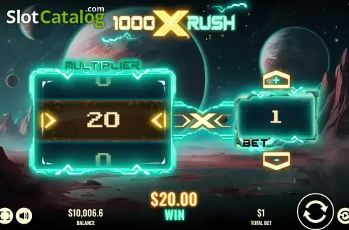 Οθόνη8. 1000x Rush Κουλοχέρης 