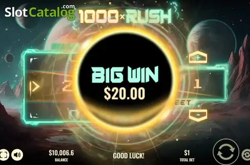 Οθόνη9. 1000x Rush Κουλοχέρης 