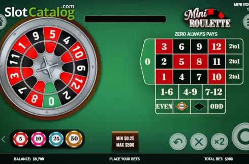 Οθόνη2. Mini Roulette (Platipus) Κουλοχέρης