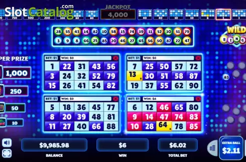 Οθόνη3. Wild Bingo Κουλοχέρης