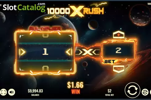 Οθόνη3. 10000 x Rush Κουλοχέρης