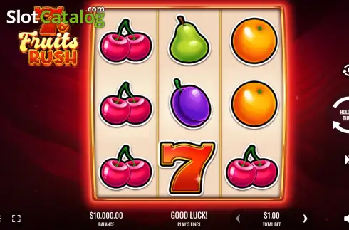 Οθόνη2. 7 & Fruits Rush Κουλοχέρης