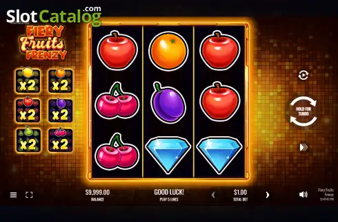 Οθόνη2. Fiery Fruits Frenzy Κουλοχέρης 