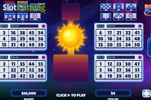 Οθόνη2. Bingo Planets Κουλοχέρης