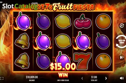 Οθόνη3. Hot 7s Fruit Fiesta Κουλοχέρης 