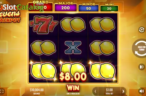 Οθόνη3. Juicy Sevens Jackpot Κουλοχέρης