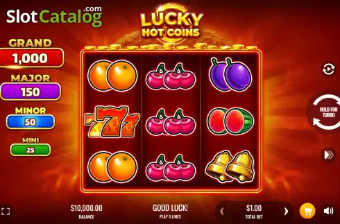 Οθόνη2. Lucky Hot Coins Κουλοχέρης