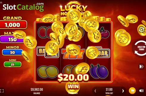 Οθόνη3. Lucky Hot Coins Κουλοχέρης