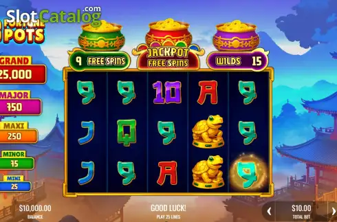 Οθόνη2. 3 Fortune Pots Κουλοχέρης