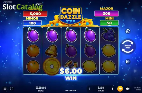 Οθόνη3. Coin Dazzle Κουλοχέρης