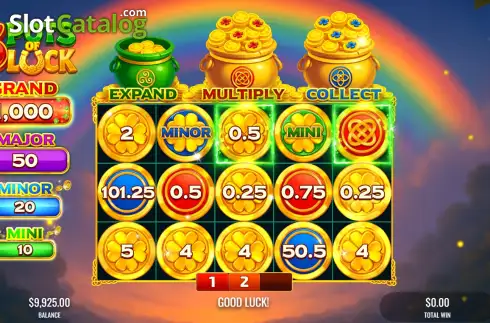 Οθόνη3. 3 Pots of Luck Κουλοχέρης