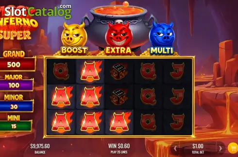 Οθόνη3. Super Piggy Inferno Κουλοχέρης