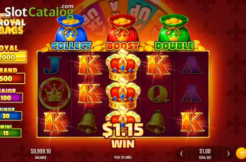 Οθόνη3. 3 Royal Bags Super Κουλοχέρης 