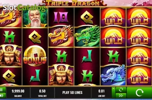 Οθόνη3. Triple Dragon (Platipus) Κουλοχέρης