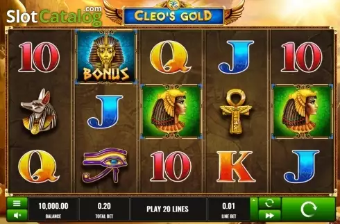 Οθόνη2. Cleo's Gold Κουλοχέρης