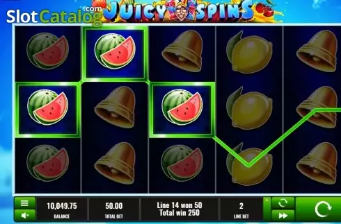 Οθόνη3. Juicy Spins Κουλοχέρης 