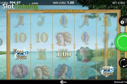 Οθόνη3. Botticelli Treasure Κουλοχέρης