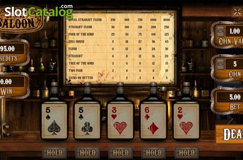 Οθόνη3. Jacks or Better Saloon Κουλοχέρης 