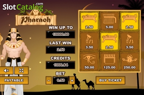 Οθόνη3. Pharaoh (PlayPearls) Κουλοχέρης