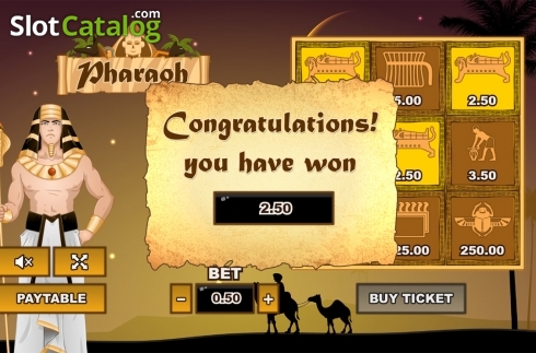 Οθόνη4. Pharaoh (PlayPearls) Κουλοχέρης