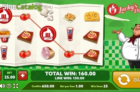 Οθόνη3. Lucky's Pizza Κουλοχέρης 