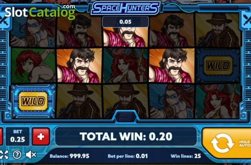 Οθόνη3. Space Hunters Κουλοχέρης