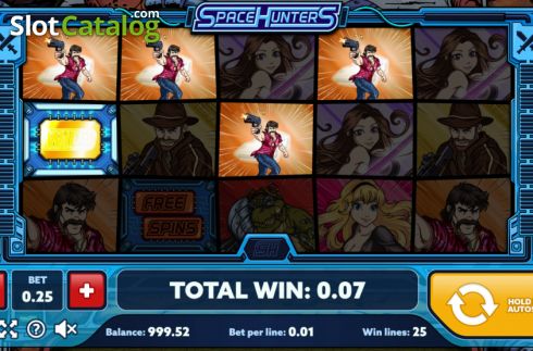 Οθόνη4. Space Hunters Κουλοχέρης