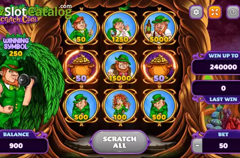 Οθόνη3. 8 Leprechauns Scratch Card Κουλοχέρης