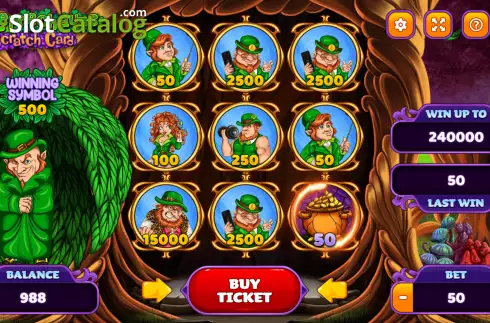 Οθόνη4. 8 Leprechauns Scratch Card Κουλοχέρης