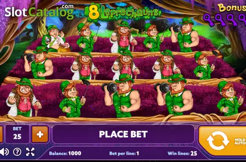 Οθόνη2. 8 Leprechauns Κουλοχέρης