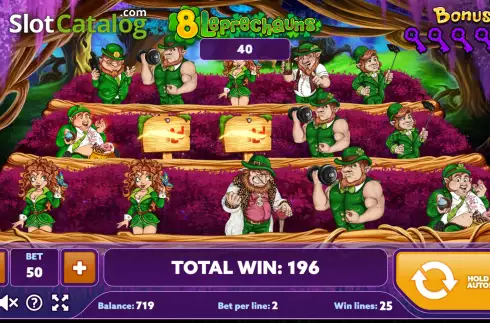 Οθόνη4. 8 Leprechauns Κουλοχέρης