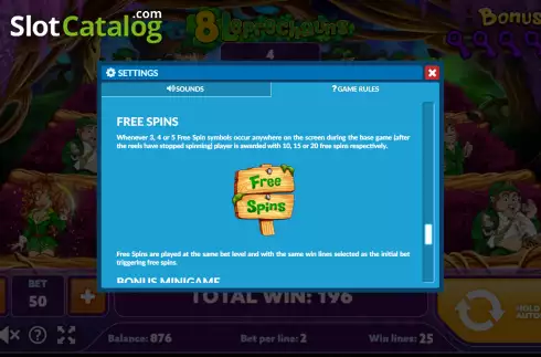 Οθόνη7. 8 Leprechauns Κουλοχέρης