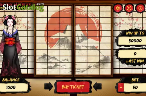 Οθόνη2. Way of the Warrior Scratchcard Κουλοχέρης 