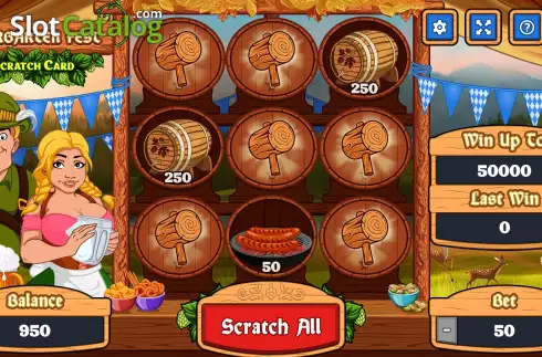 Οθόνη5. Biergarten Fest Scratch Κουλοχέρης 