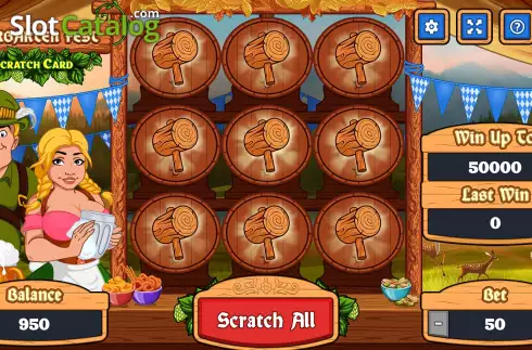 Οθόνη4. Biergarten Fest Scratch Κουλοχέρης 