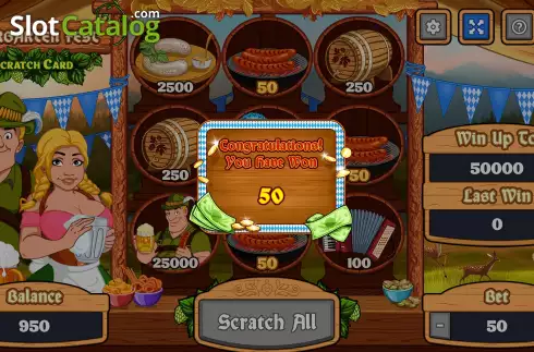 Οθόνη6. Biergarten Fest Scratch Κουλοχέρης 