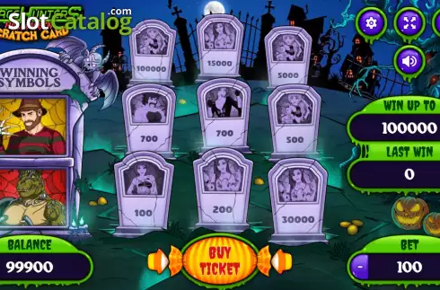 Οθόνη2. Space Hunters Halloween Scratch Card Κουλοχέρης