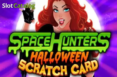 Space Hunters Halloween Scratch Card Λογότυπο Space Hunters Halloween Scratch Card Λογότυπο