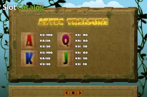 Οθόνη5. Aztec Treasure (PlayPearls) Κουλοχέρης