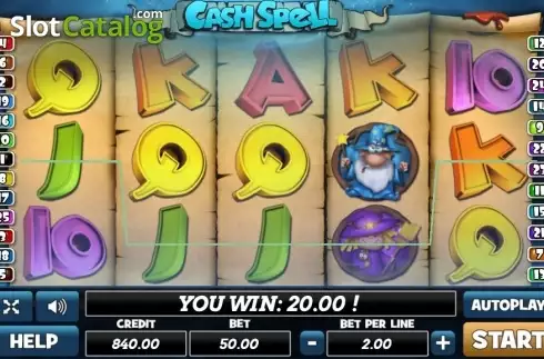 Οθόνη3. Cash Spell Κουλοχέρης 