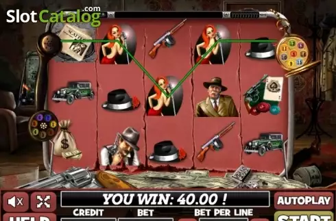 Οθόνη3. Gangster City Κουλοχέρης