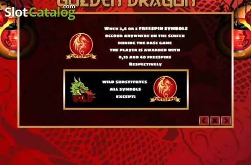 Οθόνη6. Golden Dragon (PlayPearls) Κουλοχέρης 