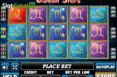 Οθόνη2. Golden Stars (PlayPearls) Κουλοχέρης
