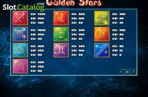 Οθόνη4. Golden Stars (PlayPearls) Κουλοχέρης