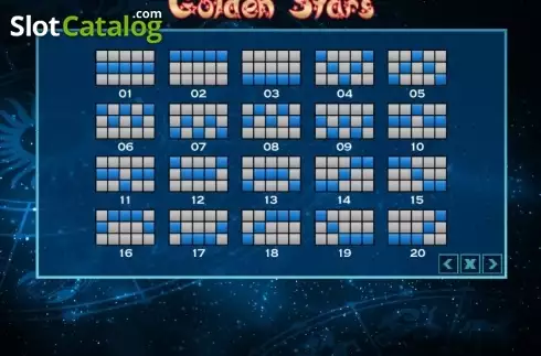 Οθόνη5. Golden Stars (PlayPearls) Κουλοχέρης