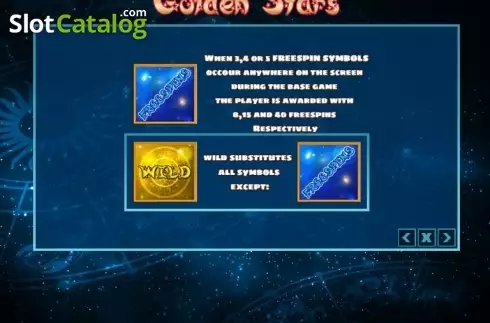 Οθόνη6. Golden Stars (PlayPearls) Κουλοχέρης